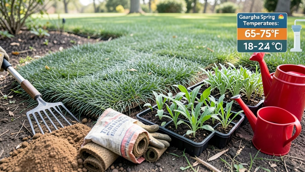 When Is the Best Time to Plant Grass in Georgia: Soil Temp & Rainfall Timeline for Lush Growth