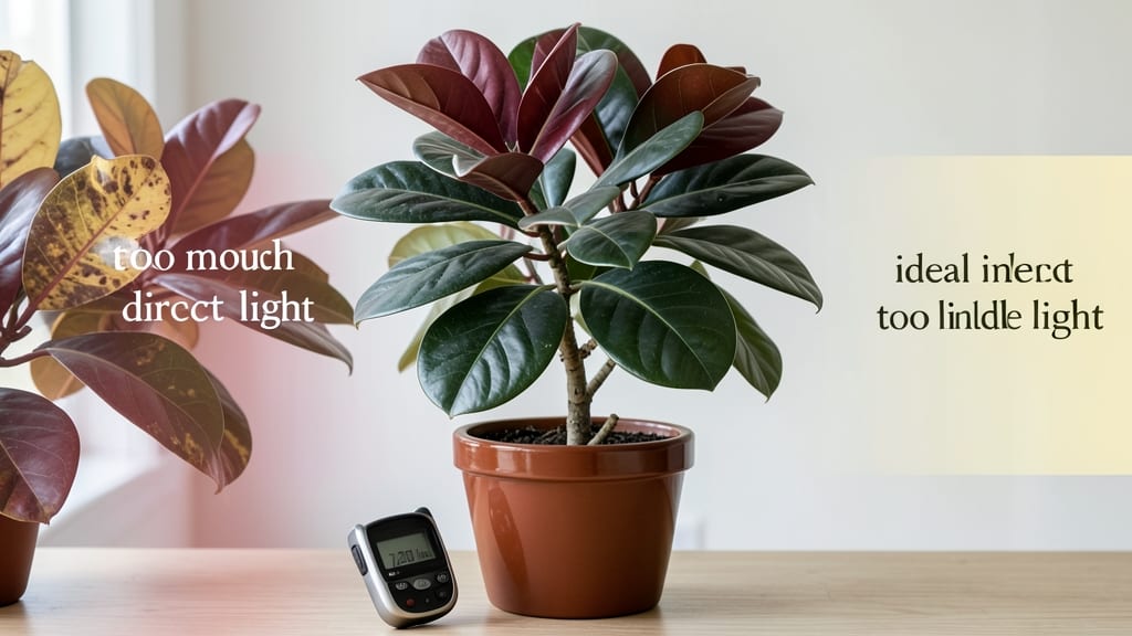Rubber Plant Light Needs: Thriving Spots and Growth Hacks for Leaf Perfection