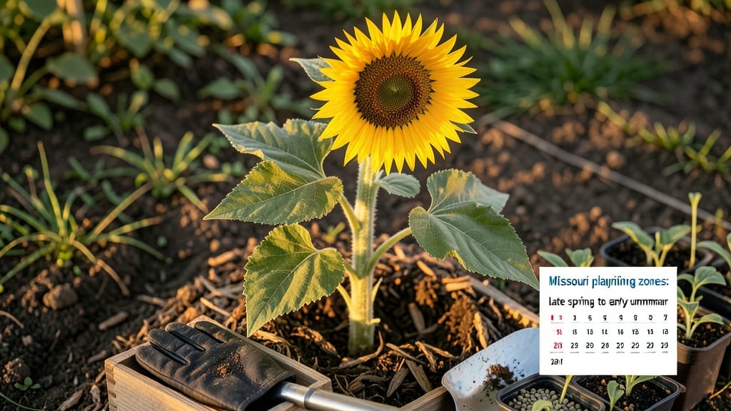 When Do You Plant Sunflowers in Missouri: Frost-Free Timeline by County Heat Zones