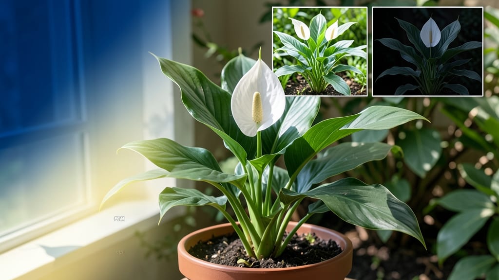 How Much Light Does a Peace Lily Plant Need: Thriving in Low to Medium Indirect Sunlight