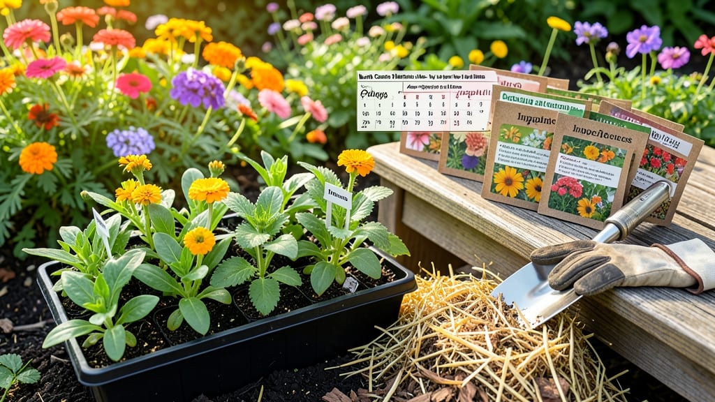 When to Plant Flowers in North Carolina: Best Months by USDA Zone & Variety