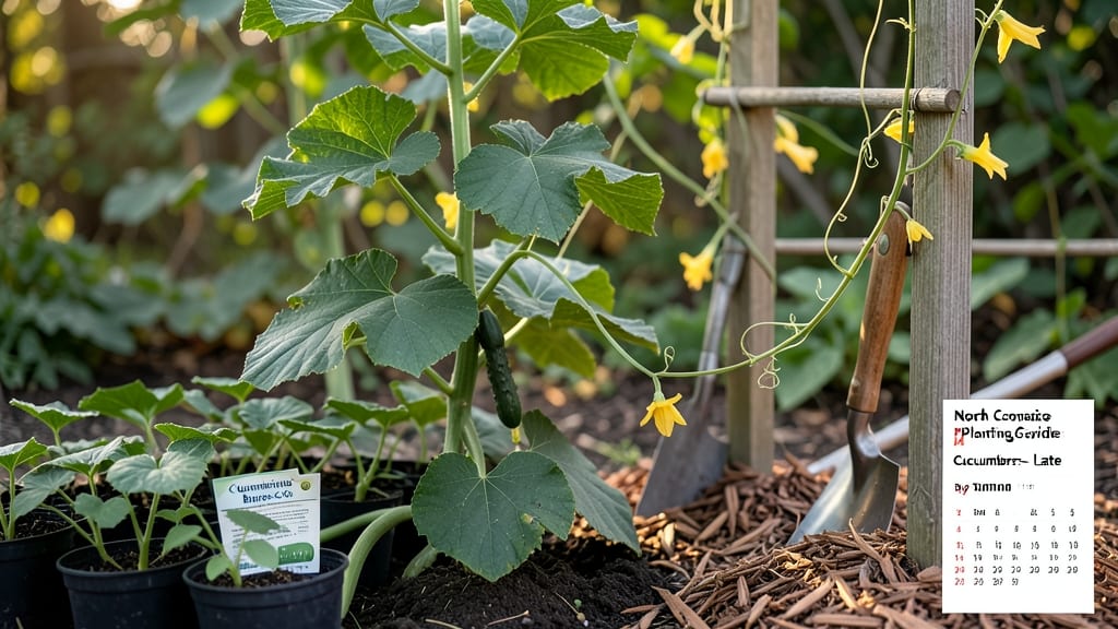 When to Plant Cucumbers in North Carolina: Frost-Free Deadlines by County Heat Zones