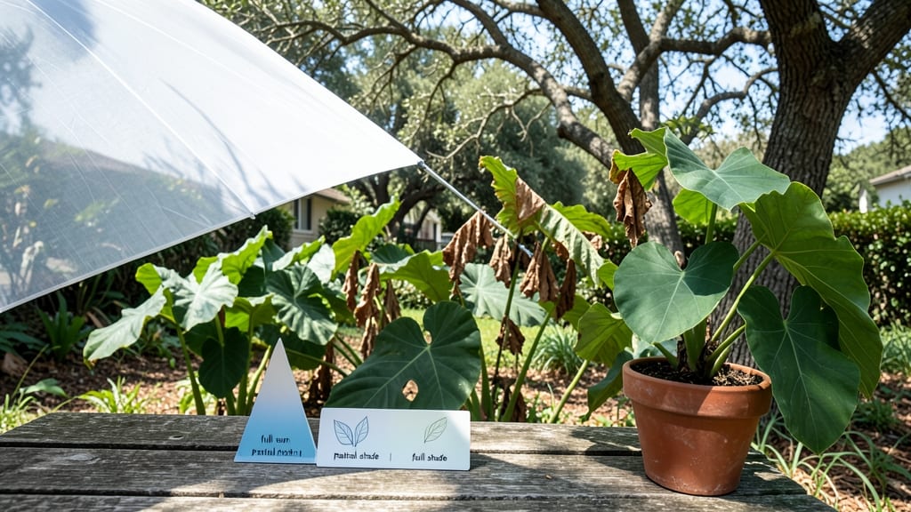 How Much Light Do Elephant Ear Plants Need: Thriving in Partial Shade to Bright Indirect Sun