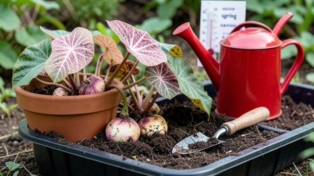 When to Plant Caladium Bulbs in Zone 7: Soil Warmth Triggers for Vibrant Foliage